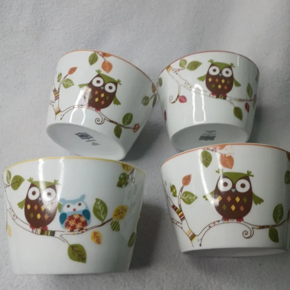 4 Enchanted Woods Appetizer Bowls 222 Fifth PTS 4 3/8